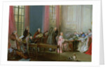 The Young Mozart at the clavichord by Michel Barthelemy Ollivier or Olivier