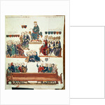 Ms 1796 f.7 The Trial of Robert d'Artois, Count of Beaumont, presided over by Philippe VI in 1331 by Nicolas Claude Fabri de Peiresc