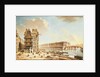 The Ile Saint-Louis from the Place de Greve, c.1757 by Nicolas & Jean Baptiste Raguenet