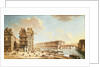 The Ile Saint-Louis from the Place de Greve, c.1757 by Nicolas & Jean Baptiste Raguenet