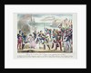 Arrival of His Majesty Ferdinand VII and his family at Porte Sainte Marie, 1 October 1823, 1823 by French School