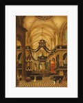 Funeral of Louis Belmas at Cambrai Cathedral by Antoine Louis Saint-Aubert