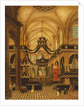 Funeral of Louis Belmas at Cambrai Cathedral by Antoine Louis Saint-Aubert