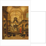 Funeral of Louis Belmas at Cambrai Cathedral by Antoine Louis Saint-Aubert