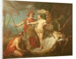 Achilles leaving to avenge the death of Patroclus by Etienne Jeaurat