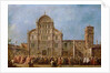 Easter Procession of the Doge of Venice at the Church of San Zaccaria, c.1766-70 by Francesco Guardi