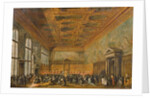 Audience Granted by the Doge of Venice in the College Room of Doge's Palace, c.1766-70 by Francesco Guardi