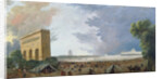 Federation Day on the Champ de Mars, 14 July 1790 by Hubert Robert