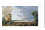 Federation Day on the Champ de Mars, 14 July 1790 by Hubert Robert