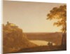 Lake Nemi at Sunset, c.1790 by Joseph Wright of Derby