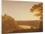 Lake Nemi at Sunset, c.1790 by Joseph Wright of Derby