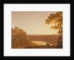 Lake Nemi at Sunset, c.1790 by Joseph Wright of Derby