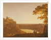 Lake Nemi at Sunset, c.1790 by Joseph Wright of Derby
