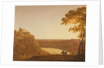 Lake Nemi at Sunset, c.1790 by Joseph Wright of Derby