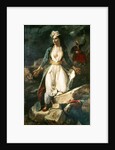 Greece expiring on the Ruins of Missolonghi, 1826 by Ferdinand Victor Eugene Delacroix