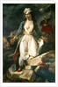 Greece expiring on the Ruins of Missolonghi, 1826 by Ferdinand Victor Eugene Delacroix