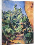 Red rock, c.1895 by Paul Cezanne