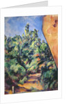 Red rock, c.1895 by Paul Cezanne