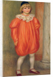 Claude Renoir in a clown costume, 1909 by Pierre Auguste Renoir