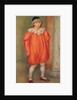 Claude Renoir in a clown costume, 1909 by Pierre Auguste Renoir