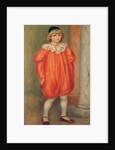 Claude Renoir in a clown costume, 1909 by Pierre Auguste Renoir