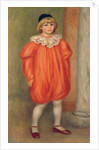 Claude Renoir in a clown costume, 1909 by Pierre Auguste Renoir