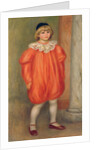 Claude Renoir in a clown costume, 1909 by Pierre Auguste Renoir