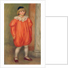Claude Renoir in a clown costume, 1909 by Pierre Auguste Renoir