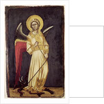 An Angel with a Demon on a Chain by Ridolfo di Arpo Guariento