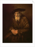 Portrait of an Old Jew by Rembrandt Harmensz. van Rijn
