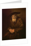 Portrait of an Old Jew by Rembrandt Harmensz. van Rijn