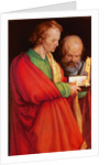 St. John with St. Peter, 1526 by Albrecht Dürer or Duerer