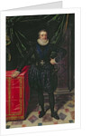 Portrait of Henri IV King of France, in a black costume, c.1610 by Frans II Pourbus