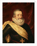 Portrait of Henri IV of France by Frans II Pourbus