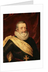 Portrait of Henri IV of France by Frans II Pourbus