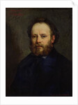 Portrait of Pierre Joseph Proudhon 1865 by Gustave Courbet