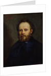 Portrait of Pierre Joseph Proudhon 1865 by Gustave Courbet