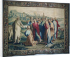 Tapestry depicting the Acts of the Apostles, the calling of Saint Paul by Raphael (1483-1520) (after)