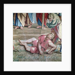 Tapestry depicting the Acts of the Apostles, the Death of Ananias by Raphael (1483-1520) (after)