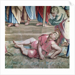 Tapestry depicting the Acts of the Apostles, the Death of Ananias by Raphael (1483-1520) (after)
