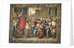 Tapestry depicting the Acts of the Apostles, the Sacrifice of Lystra by Raphael (1483-1520) (after)