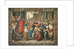 Tapestry depicting the Acts of the Apostles, the Sacrifice of Lystra by Raphael (1483-1520) (after)