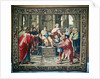 Tapestry depicting the Acts of the Apostles. The Blinding of Elymas by Raphael (1483-1520) (after)