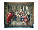 Tapestry depicting the Acts of the Apostles. The Blinding of Elymas by Raphael (1483-1520) (after)