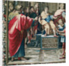 Tapestry depicting the Acts of the Apostles. The Blindness of Elymas by Raphael (1483-1520) (after)