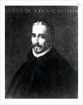 Portrait of Lope Felix de Vega Carpio by Spanish School