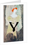 Yvette Guilbert, 1895 by Henri de Toulouse-Lautrec