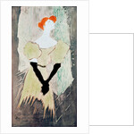 Yvette Guilbert, 1895 by Henri de Toulouse-Lautrec