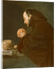 Saint Francis in Prayer by Diego Rodriguez de Silva y Velazquez