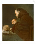 Saint Francis in Prayer by Diego Rodriguez de Silva y Velazquez